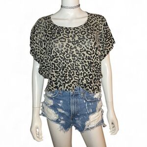 Forever 21- Cheetah Crop Top